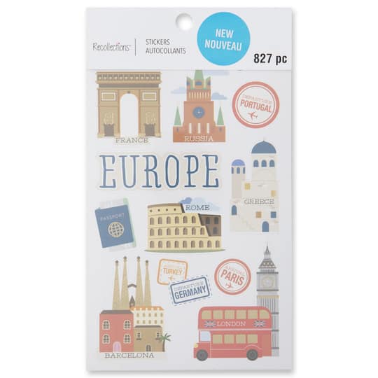 Europe Sticker Book by Recollections™
